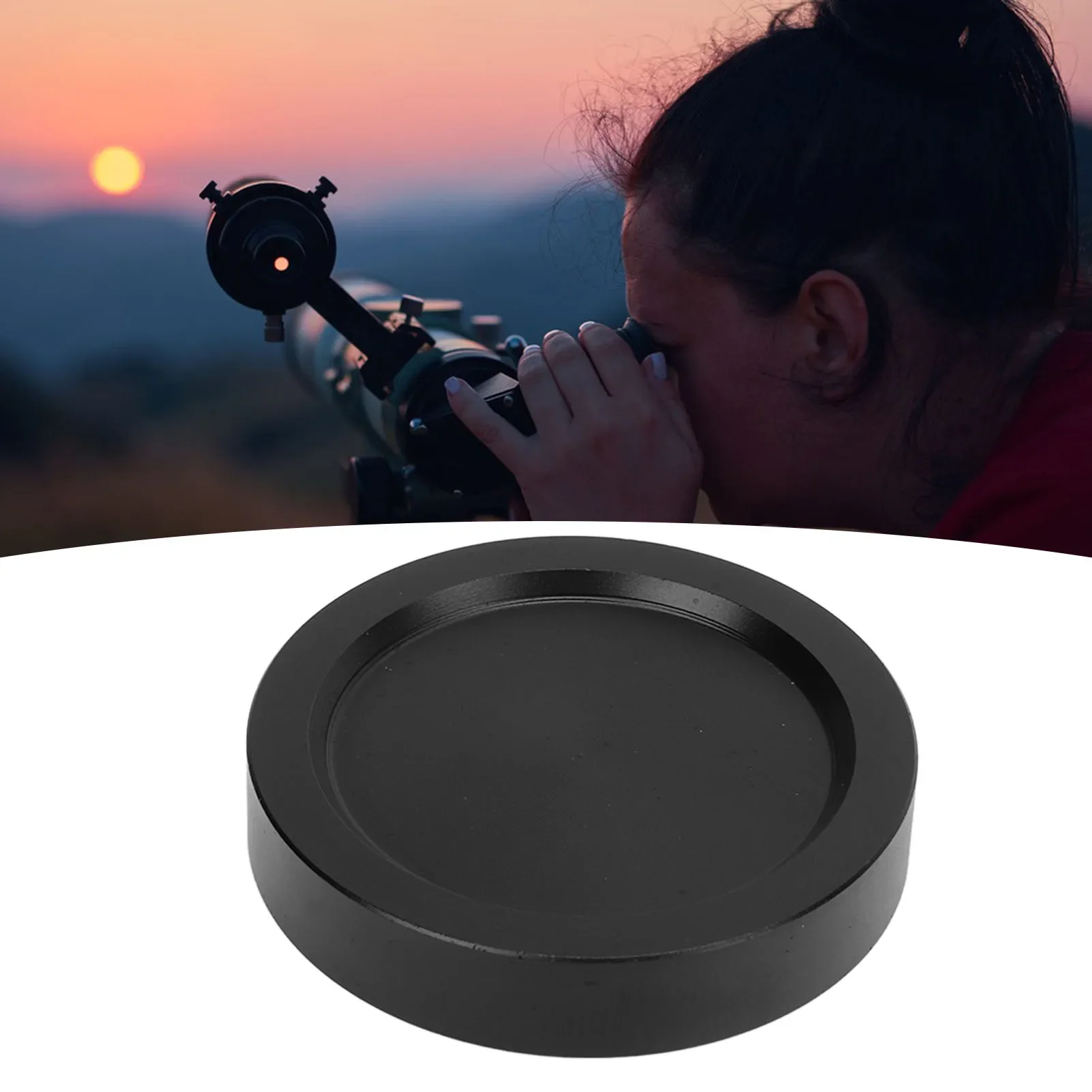 Fully Metal ( M48/ M54x0.75mm) Female Threads Dust Cap Telescope Eyepieces Lens Protection Cover