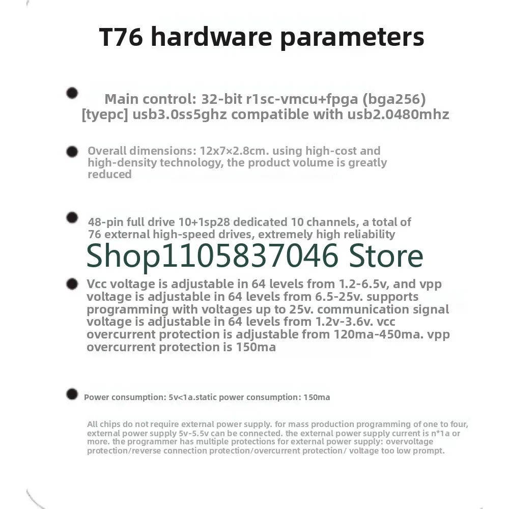 T76 burner USB 3.0 universal programmer supports EEPROM FLASH NAND LCD EMMC