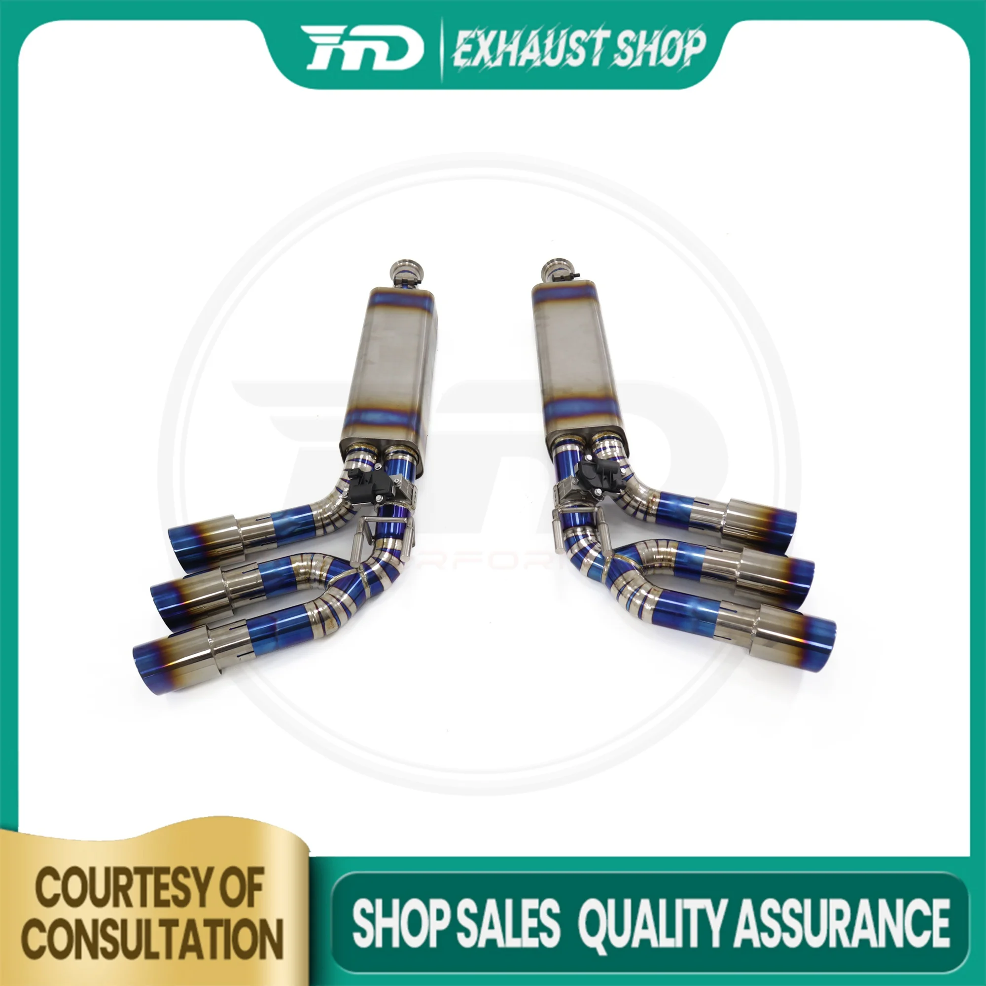 

﻿ High Quality Catback Exhaust For Mercedrs BENZ G63 G500 W464 Exhaust System Electronic Valve Muffler Tips HMD