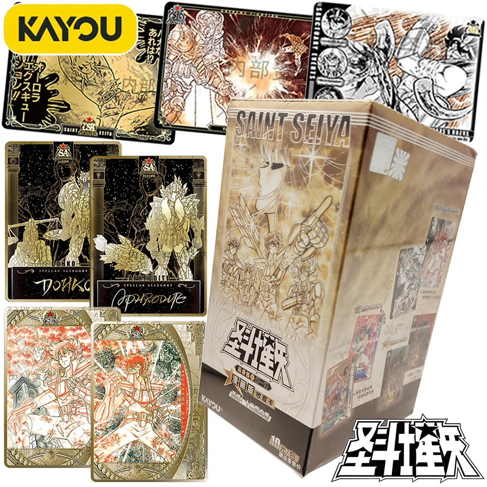 

New KAYOU Genuine Saint Seiya Collection Card Classic Mythical Theme Japanese Comic Creative Card Peripheral Fans Precious Gifts