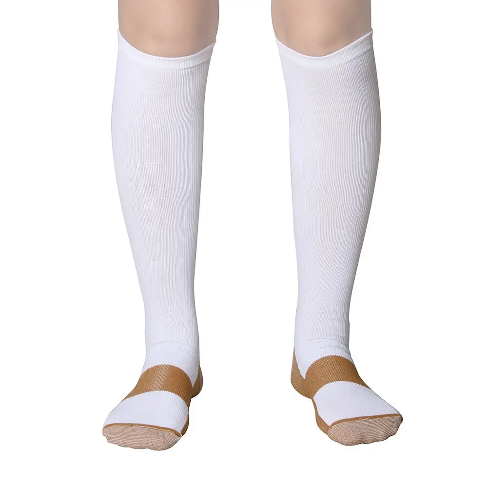 S-XXL Kompressionsstrümpfe für Männer und Frauen, Flug- und Reisestrümpfe, Elastische Schlauchstrümpfe für Krankenschwestern, Ödeme, Schwangere, Krampfadern, Wandern, Laufen, Marathon – Detail 10