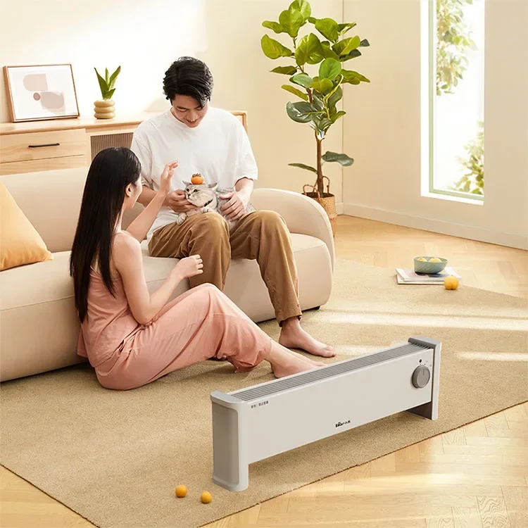 Electric heating baseboard heater, fast heating fan, large area household vertical energy-saving and energy-saving device