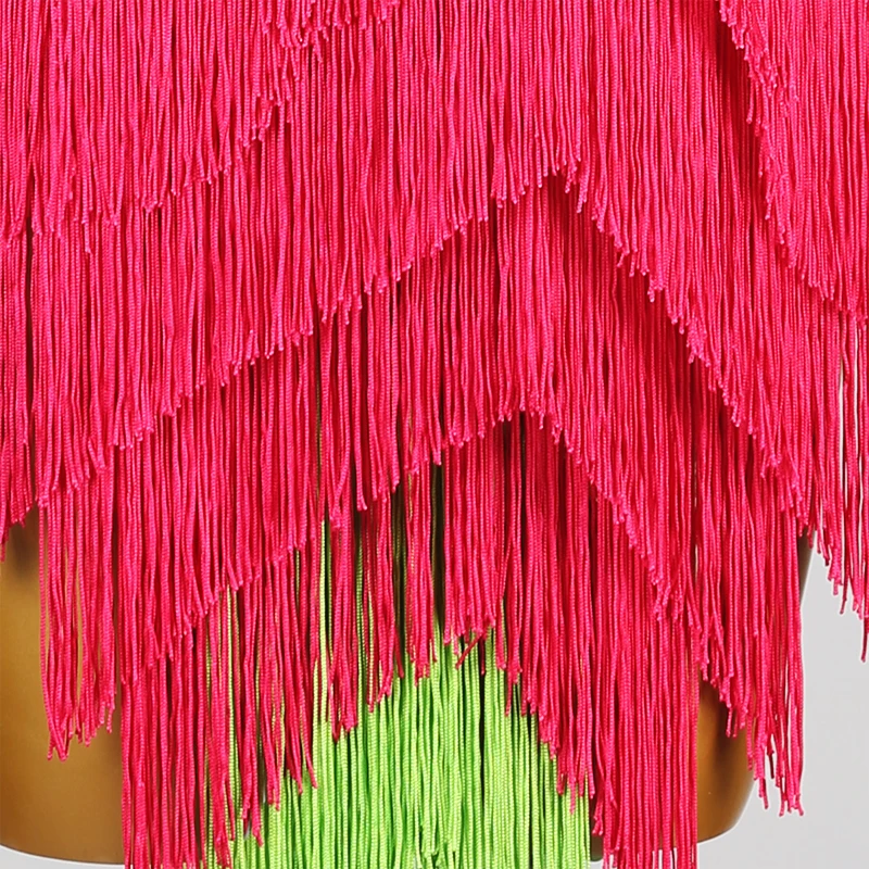 2025 Sexy Latin Dans Jurk Vrouwen See Through Dance Wear Latina Latin Danswedstrijd Jurken Samba Lijn Dans Kostuum 0261