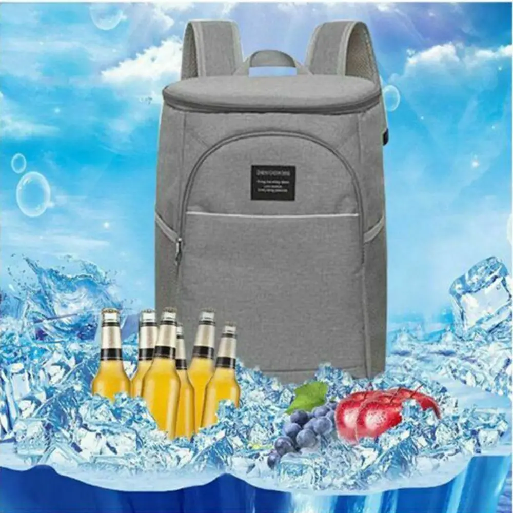 20L Camping Keep Warm Waterproof Thickened Ice Picnic Bag Thermal Backpack Cooler Bag Lunch Bags
