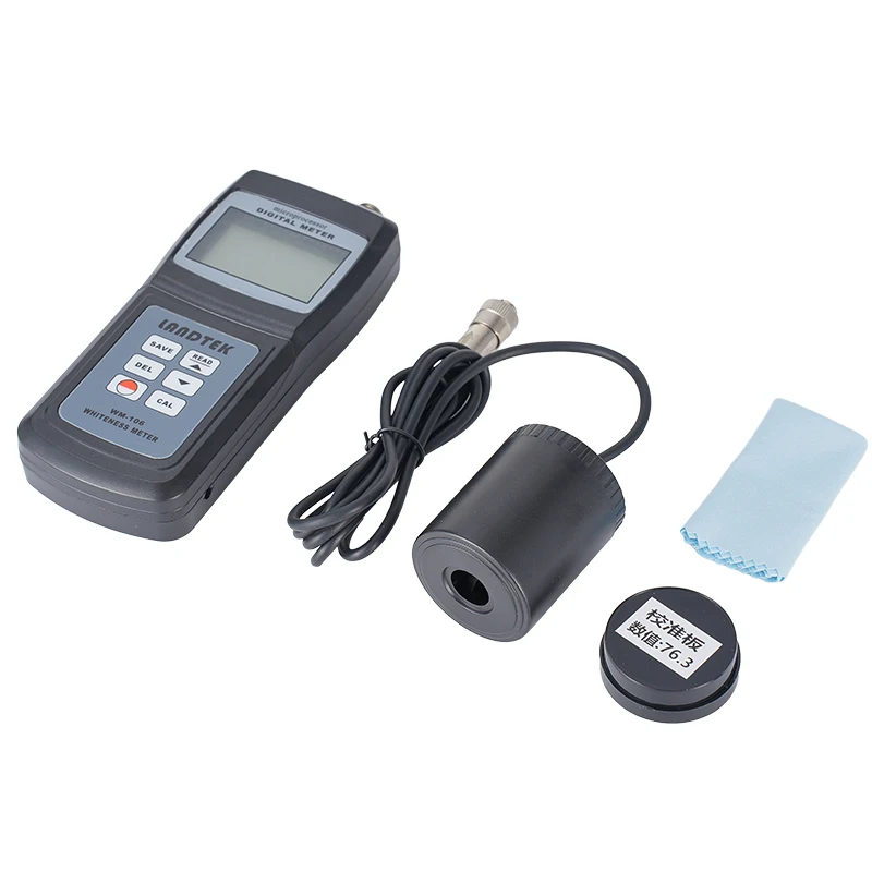 WM-106 Digital Whiteness Meter standard Range Portable 254 Data Memory 0-120%
