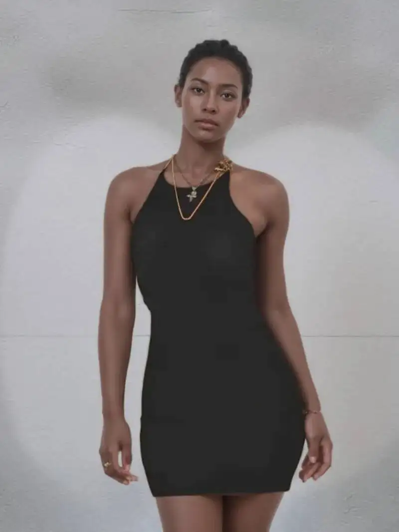 夏の新しいパーティークラブドレス女性服セクシーなノースリーブタンクスリムレディースドレスミニショートボディコンドレス Vestidos 8SWR