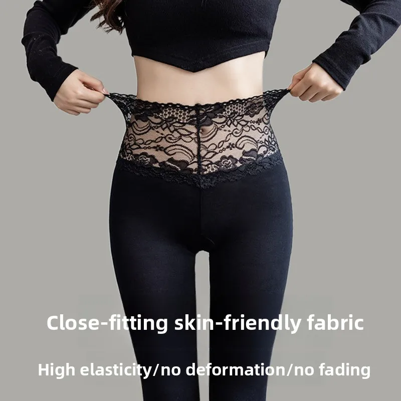Women’s Yoga in Black Spring Summer Fall Lightweight Tights Plus Size Elastic High Waisted Pants for Gym Yoga Everyday Comfort