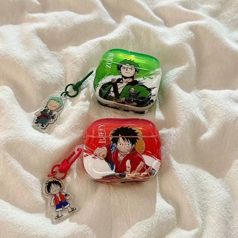 Мультяшный цельный чехол Luffy Zoro airpods4, защитный чехол для Bluetooth-гарнитуры airpod3, подходит для чехла для гарнитуры pro2, второе поколение Мультяшный цельный чехол Luffy Zoro airpods4, защитный чехол для Bluetooth-гарнитуры airpod3, подходит для чехла для гарнитуры pro2, второе поколение