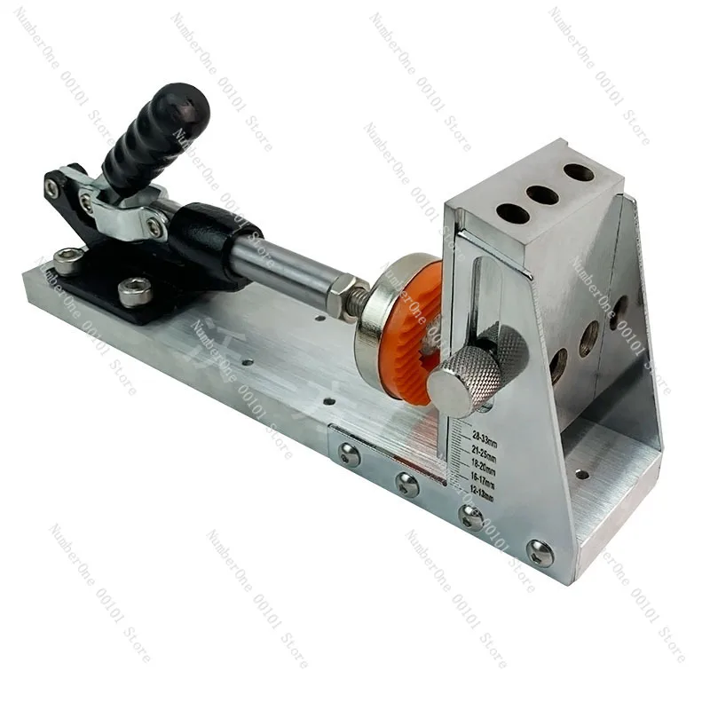 2nd Generation Woodworking Pocket Hole Jig Hardened Tool, Oblique Hole Drilling Locator With Step Drill Bit