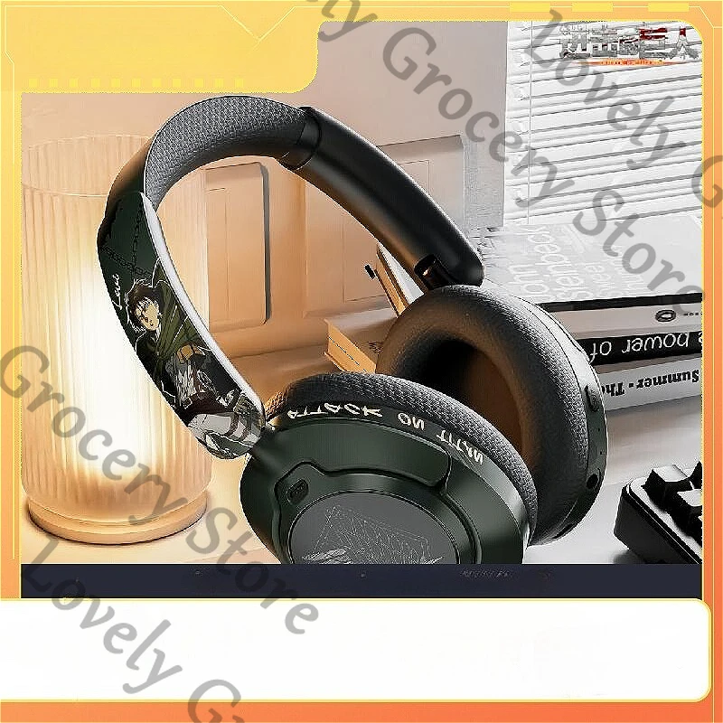 

Anime Shingeki No Kyojin Levi Ackerman Attack on Titan Jean Kirstein Cosplay Cartoon Telephone Headset Bluetooth Headsets Gift