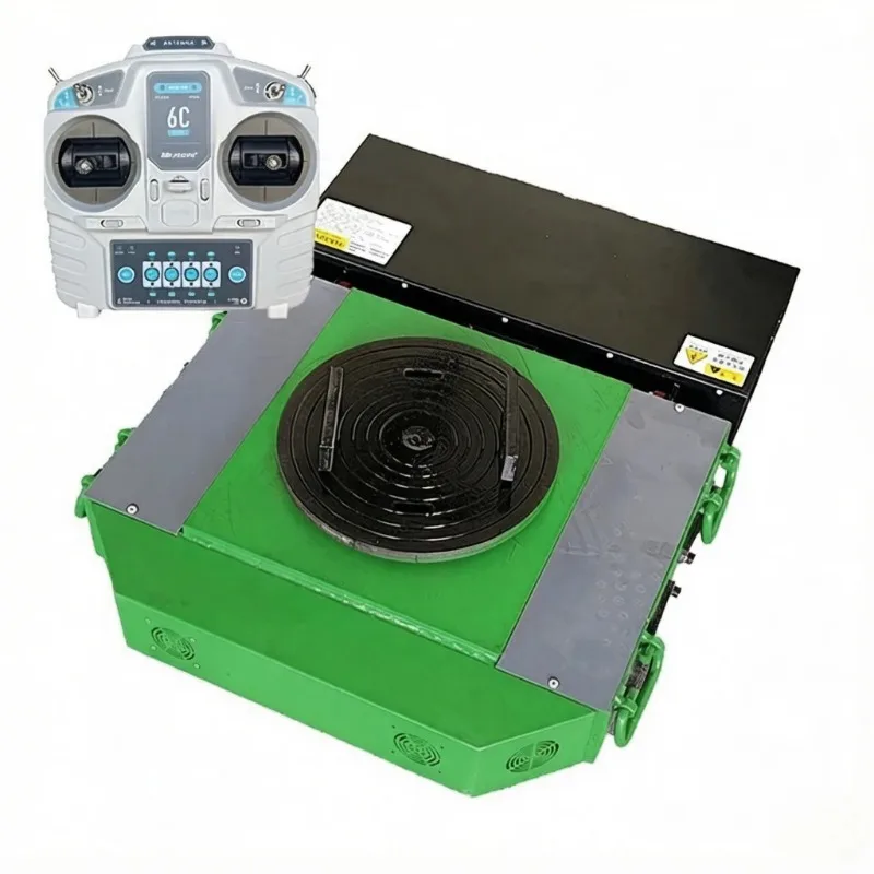 Electric Tank Crane Dual Motor Heavy Duty AGV Forklift Lithium Battery Wireless Remote Control New Machinery Moving Skates
