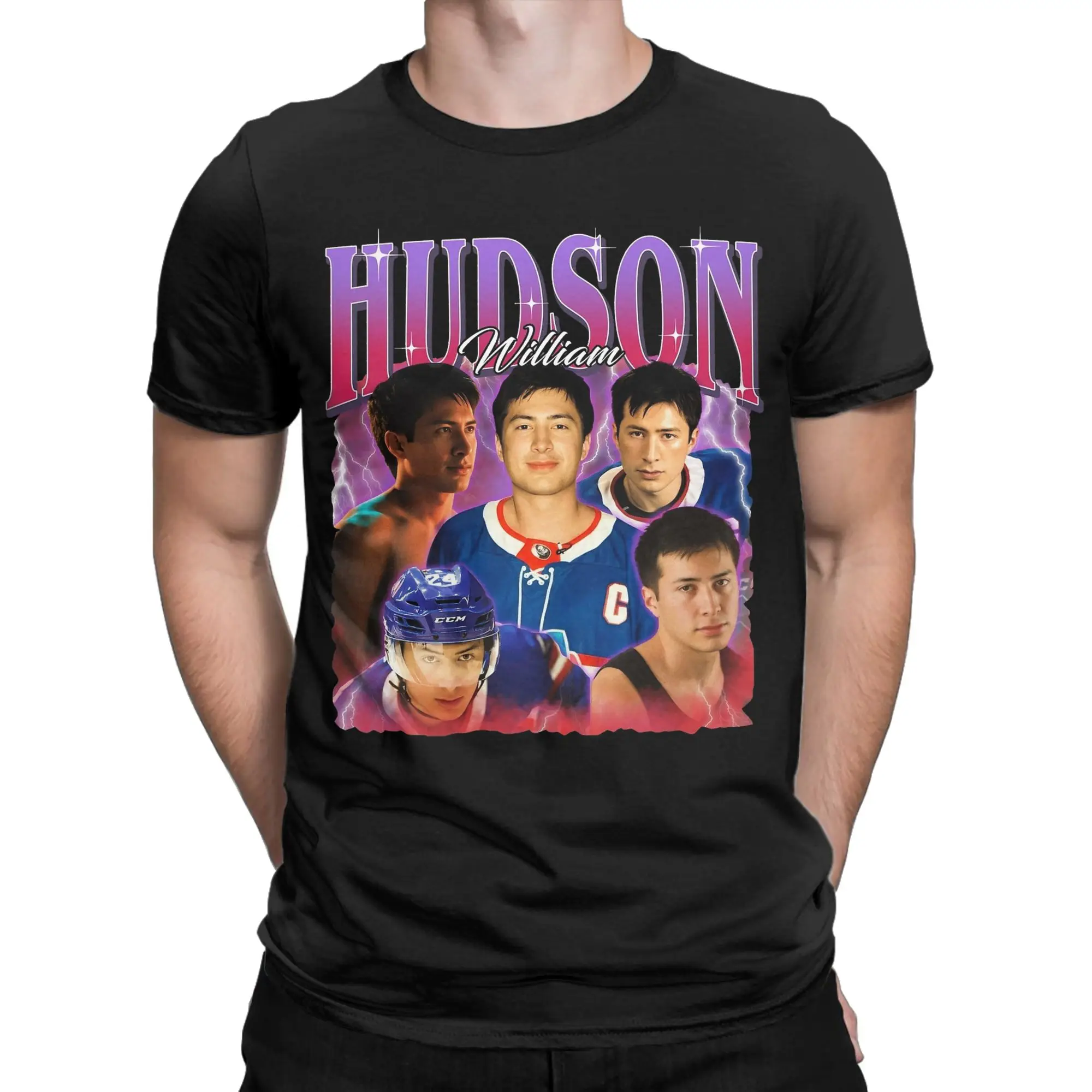Hudsons Williams Shane Hollander Heated Rivalry T Shirts Men's  Pure Cotton Funny T-Shirts Crew Neck Tee Shirt Clothing