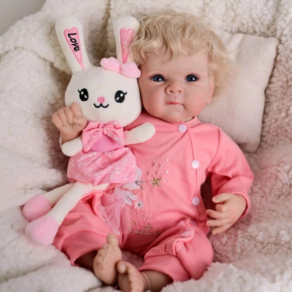 18inch Reborn Baby Doll Bettie Soft Body Multiple Layers Painting 3D Skin with Visible Veins Real Looking Baby Dolls Bebe Reborn