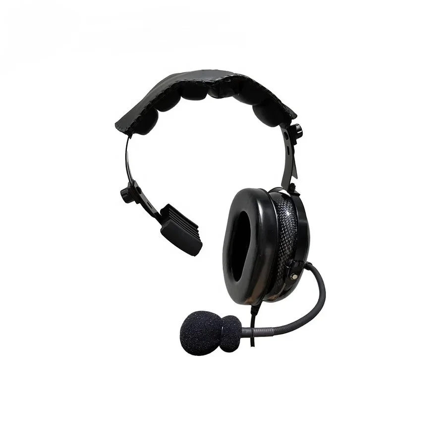 Single side hearing protection professional aviation headsets of SNR28dB rated