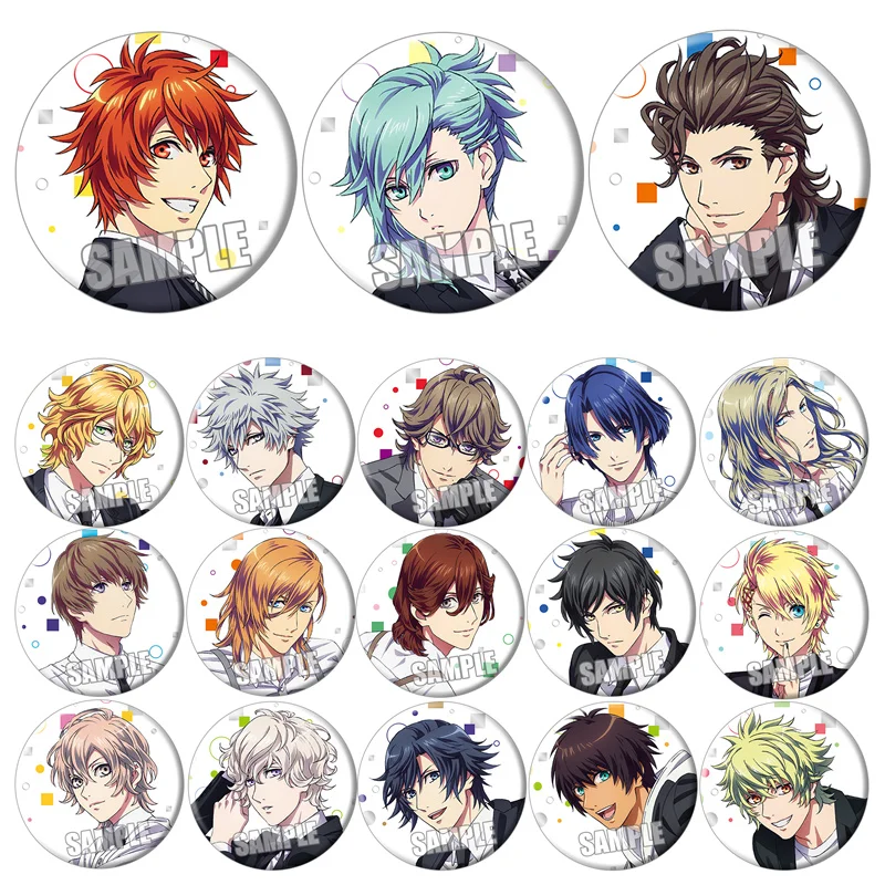 UTA NO PRINCE SAMA 58mm badges OTOYA ITTOKI Metal Button