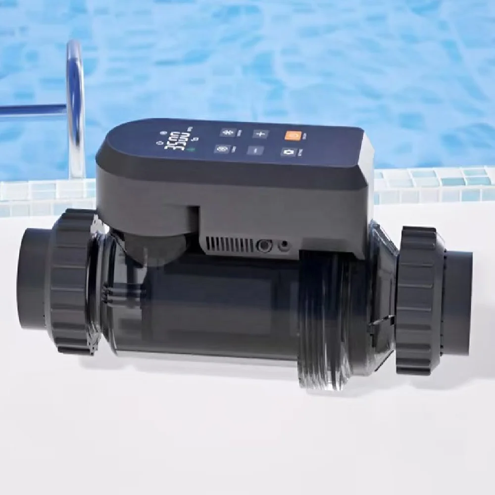 Generatore di cloro sale per piscina Sistema di cloratore di sale elettrolitico professionale Telecomando di