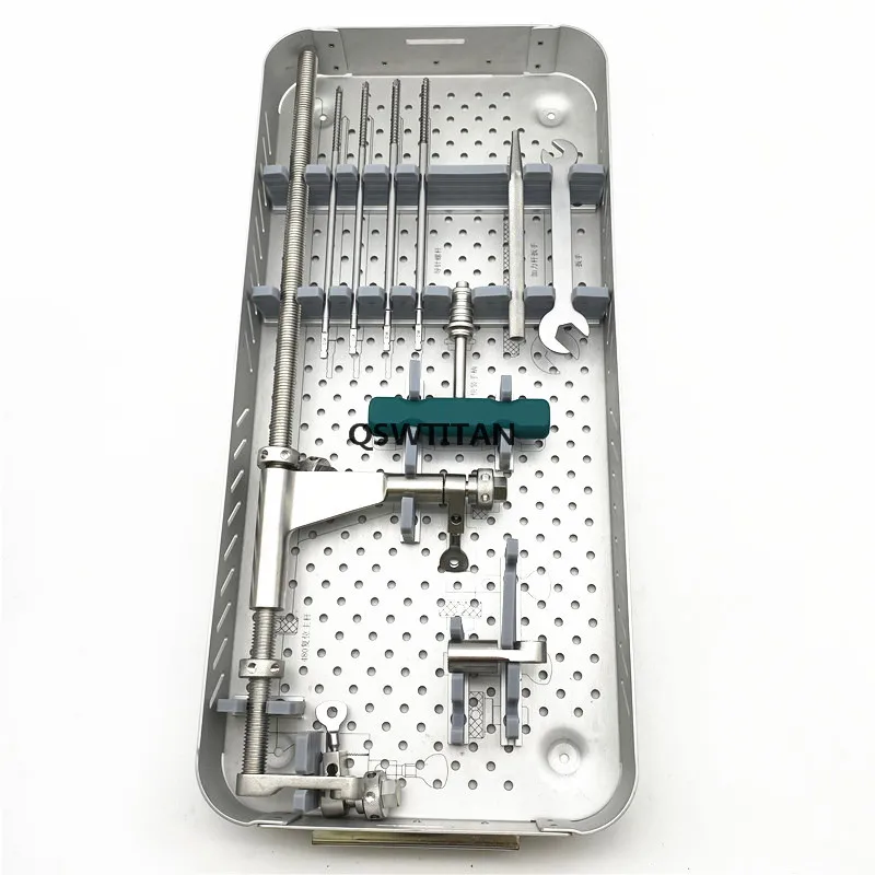 Orthopedics Lower Limb Fracture Reduction Instrument Kit Reduction Of Fracture Femur Distractor Tibial Retractor