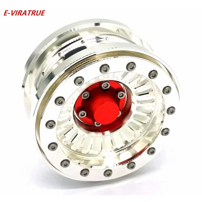 

E-VIRATRUE Axial SCX6 1/6 2.9'' Electroplated Polished Aluminum Wheel 1pcs