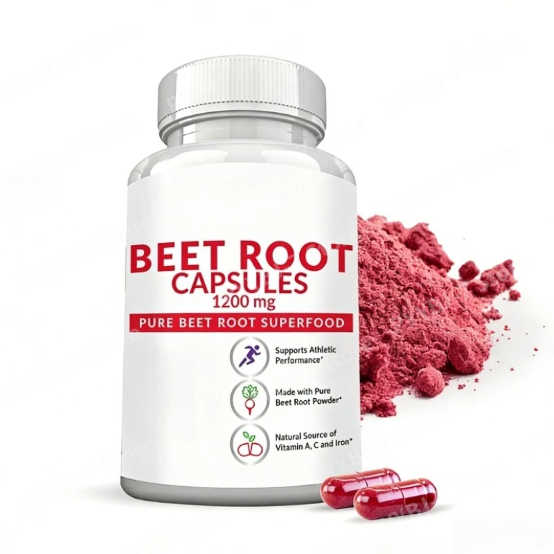 

Капсулы с порошком свекольного корня: Поддержка артериального давления, улучшение спортивных показателей, улучшение пищеварения и иммунной системы. Чистый продукт, без ГМО, без глютена.