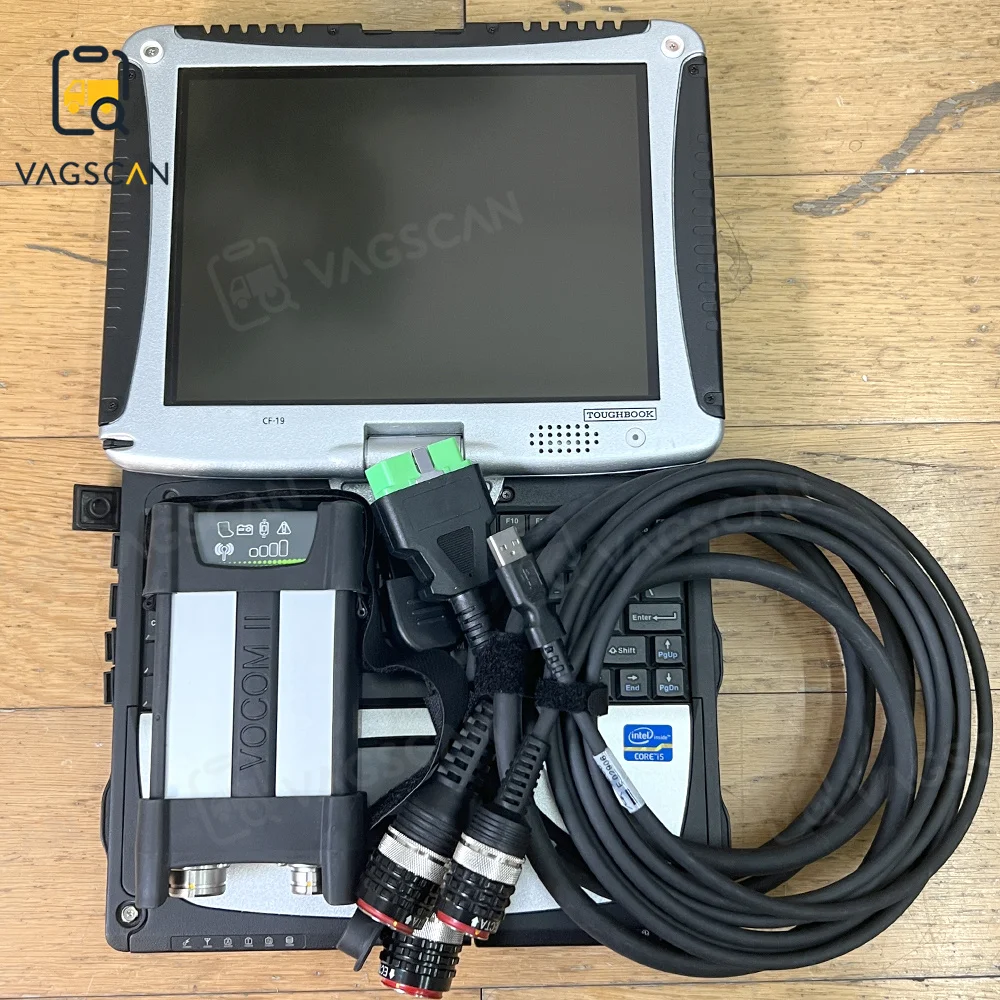 CF 19 CF-19 Laptop For Vocom2 Vocom II Tech Tool Diagnostic Kit 88894000 Communication Unit 2.8.150 Software