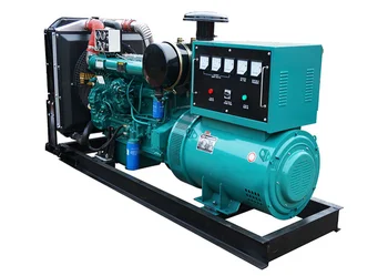 Portable 150Kw Diesel Generator Set Open Frame Silent 50Hz Frequency Engine 1500RPM Brushless Three-Phase