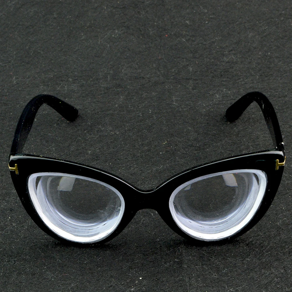 Czarne okulary Clara Vida Cat Eye 60S o wysokiej krótkowzroczności -11 do -20 4 Czarne okulary Clara Vida Cat Eye 60S o wysokiej krótkowzroczności -11 do -20 2