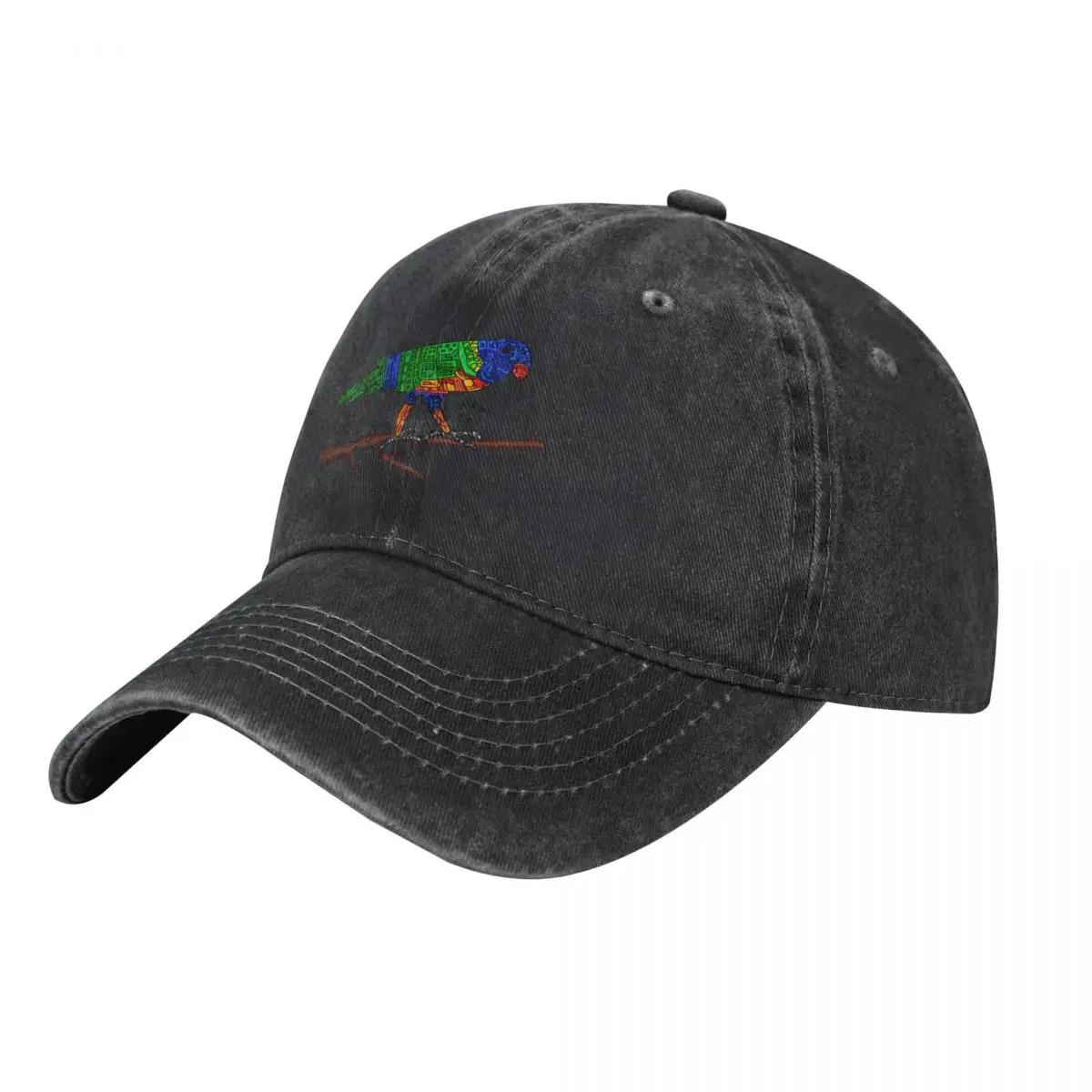 

Robot Rainbow Lorikeet Baseball Cap Trucker Hat Hat Man For The Sun Hip Hop Caps For Men Women's