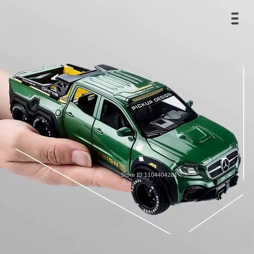 1:28 X-Class Exy 6X6 نماذج مصغرة دييكاست سيارات لعبة الأبواب فتح ضوء الصوت التراجع على الطرق الوعرة مركبة لعب الأطفال الهدايا