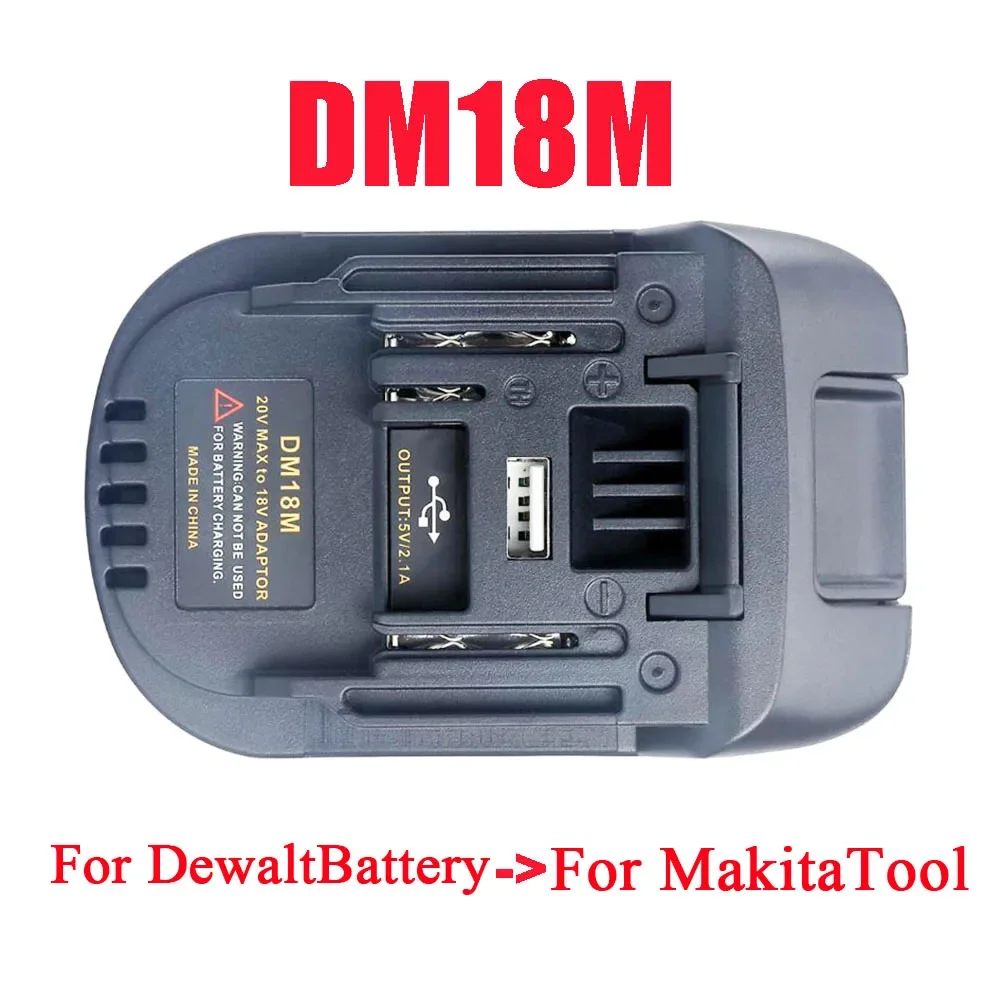 Adaptador DCB200 para Makita, Milwaukee, Bosch, Dewalt, Ryobi, Hitachi, Metabo, Worx, Alex, AEG, Dyson