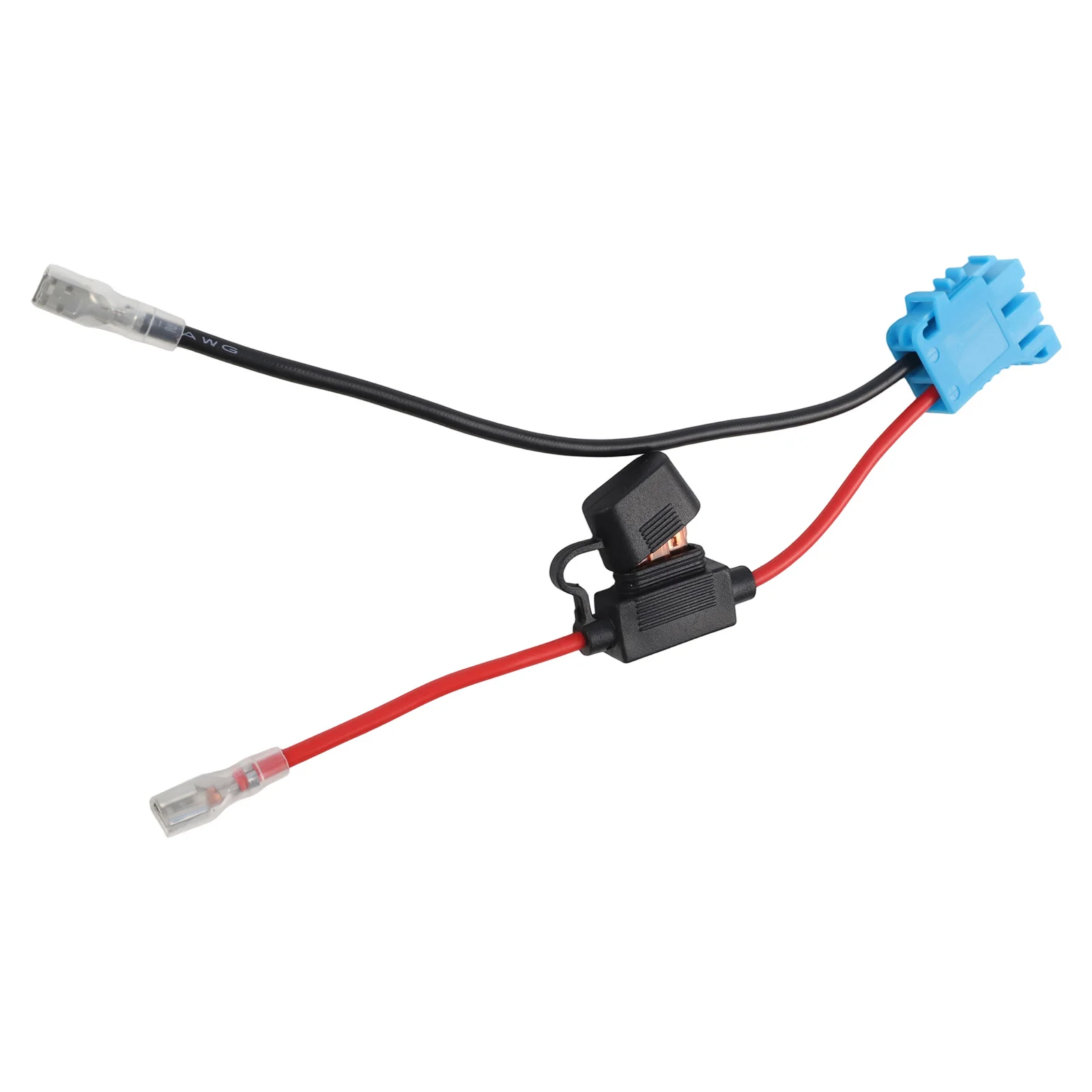 Прибл. Жгут проводов 25 см, 9,8 дюйма, 12 AWG, чрезмерные переходные ток, сверхмощный разъем, питание от батареи 12 В Прибл. Жгут проводов 25 см, 9,8 дюйма, 12 AWG, чрезмерные переходные ток, сверхмощный разъем, питание от батареи 12 В