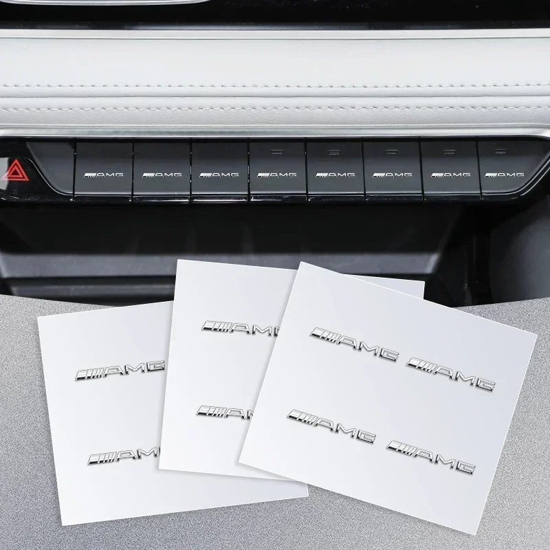 

1/2/5/10pcs Car Badges Auto Interior Decor Logo Stickers For Mercedes Benz AMG W206 W204 W205 W212 W213 W221 W222 W223 W251 W464