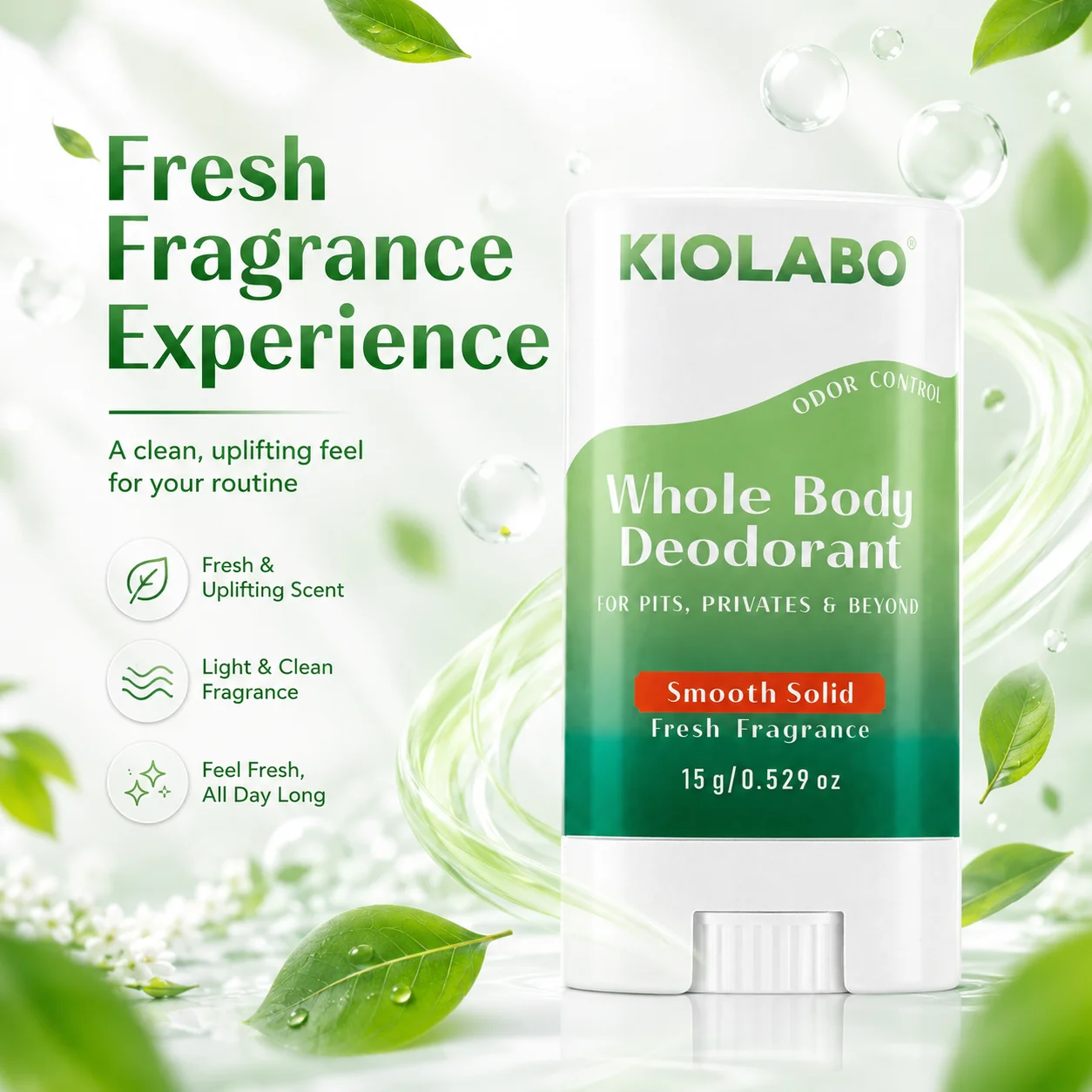 

Portable body care deodorizer stick, fresh fragrance, suitable for daily use, outdoor, gift, suitable for both men and women