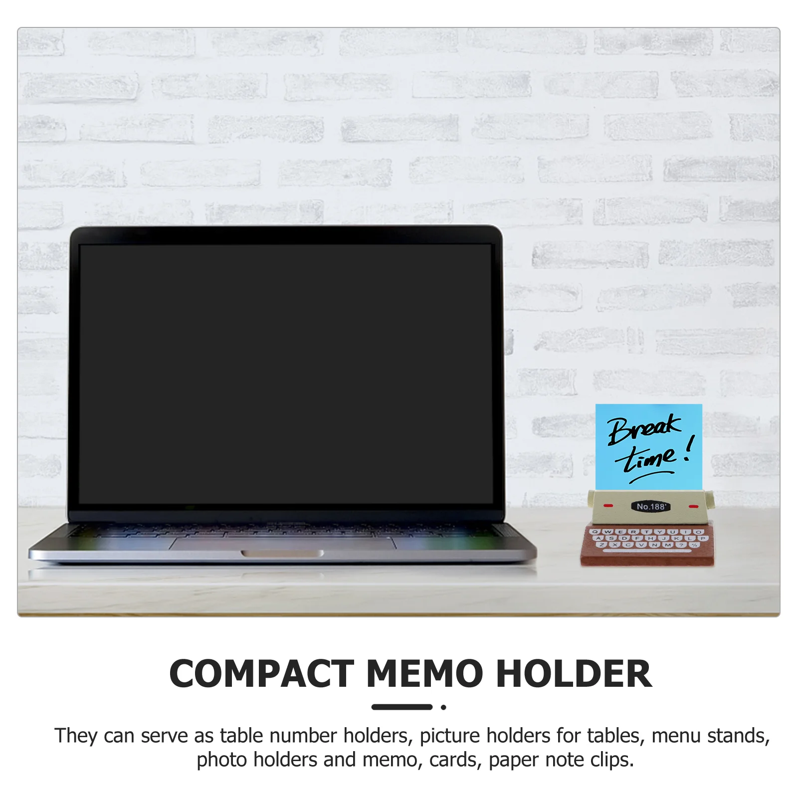 Rustic Place Card Holders Memo Pad Clip Picture Household Message Clips Desktop Photo