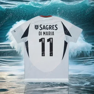 2024-25 القميص الثالث بنفيكا دي ماريا # 11 قميص تدريب لعبة قميص كرة قدم سريع الجفاف للأطفال الكبار صيفي التمرين تي شيرت أفضل 6 جاكيتات بنفيكا مبيعا - رقم 5