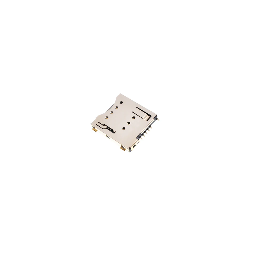 1PCS Micro SIM Card Connector Patch Self-Piercing 6+1 P / 8+1 P SIM Card Slot Socket MUP-C792 New Good Quality1