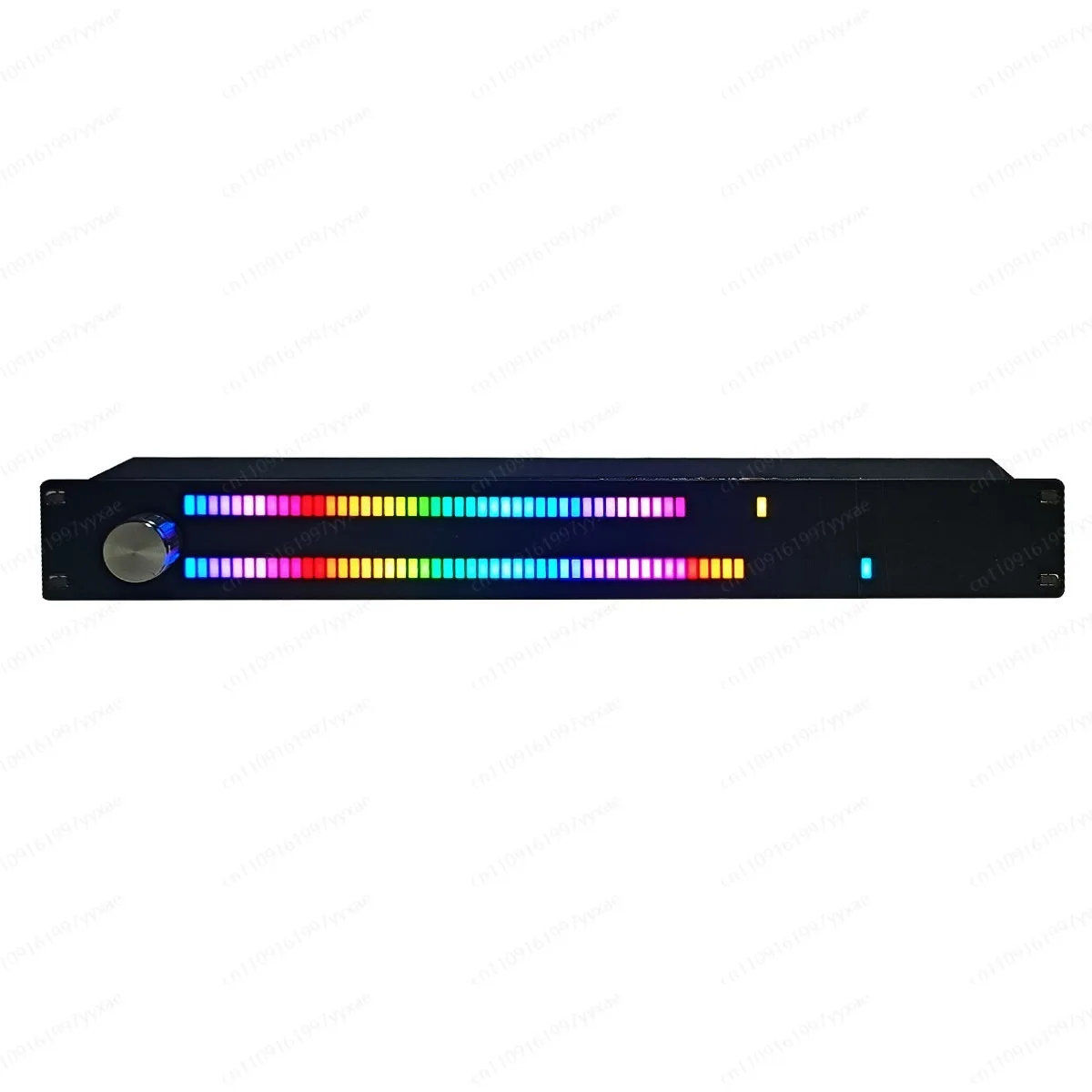 LED64X2 Music Spectrum Display VU Meter 128‑LED Rhythm Light Voice Control & Wired Audio Input