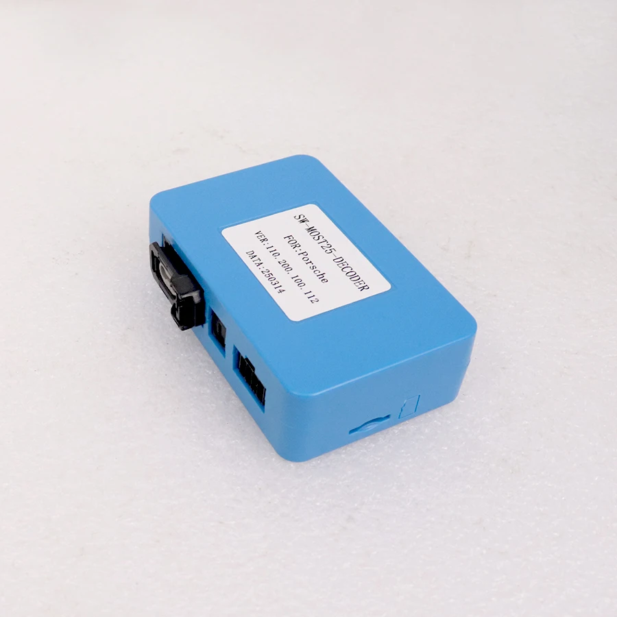 Decoding the original car amplifier fiber optic box For Porsche Cayenne Cayman Macan PCM 3.1/PCM 4.0(not sold separately)