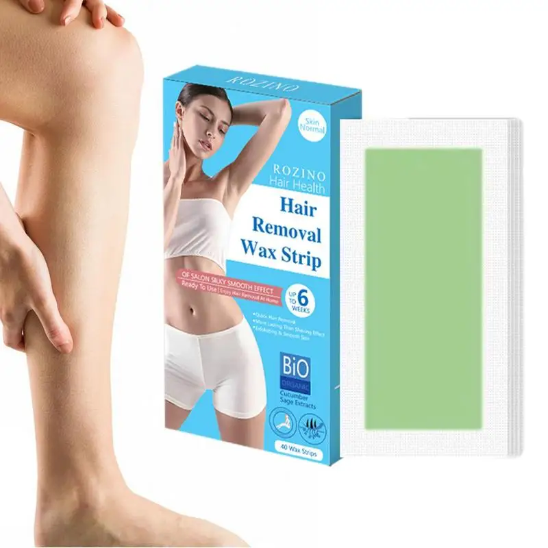 Wax Strips For Hair Removal Mild Natural Wax Strips For Hair Removal Easy Use Effective Long Lasting Hair Removal Supplies