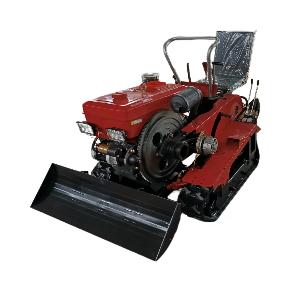 25HP35HP50HP Diesel Multifunctional Tracked Cultivator, Greenhouse Orchard Land Micro Tillage Tractor, Hot Selling Wholesale