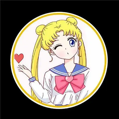 Cute Sailor Moon Car Welcome Light Anime Projector Lamp Car Decoration Floor Lamp Motorcycle Atmosphere Lights Accessory Gifts view 3