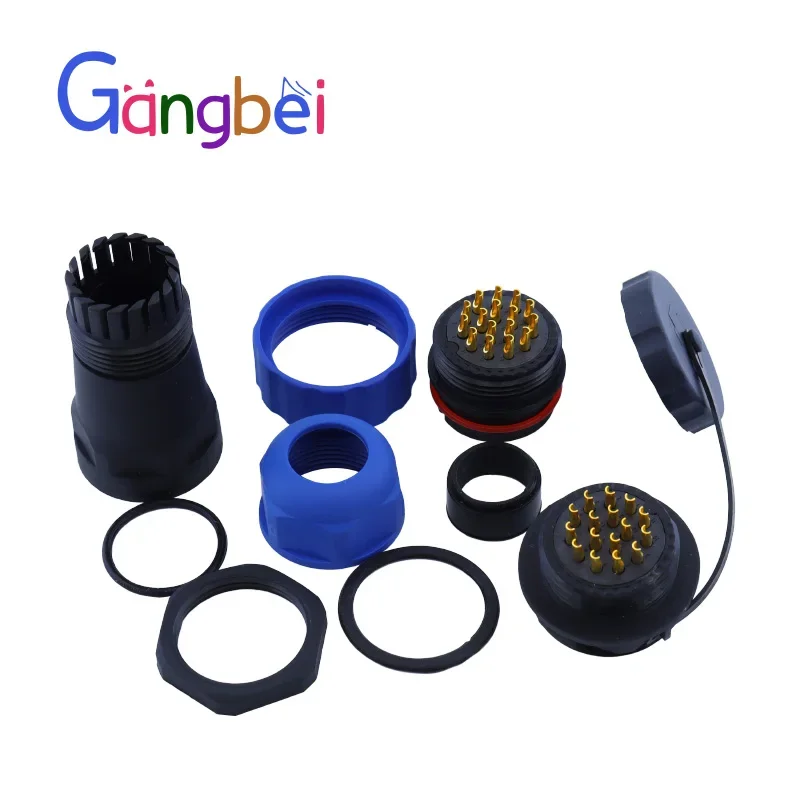 SP/SD28 waterproof connectors 2pin 3pin 4pin 5pin 6pin 7pin 9pin 10pin 12pin 14pin 16pin 19pin 22pin 24pin 26pin Connector 28mm