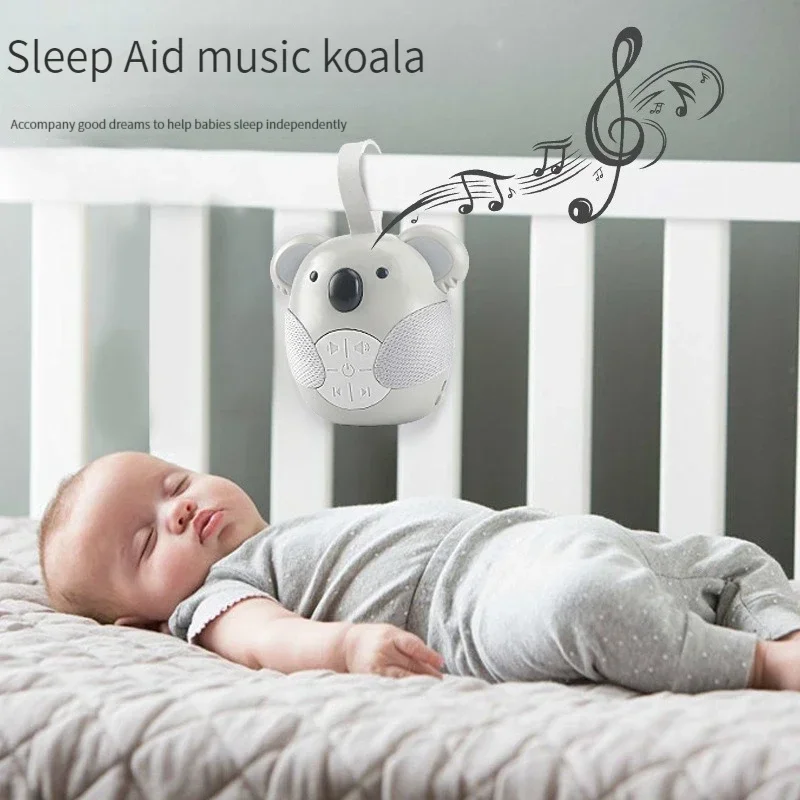 Portable White Noise Machine Baby Soother with 5 Light Music for Toddlers Timed Shutdown Sleep Sound Machine