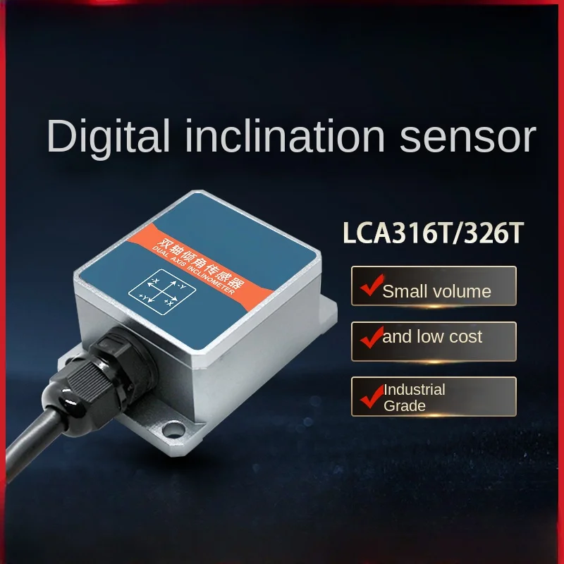 LCA326T high-precision tilt sensor small volume dual axis vibration horizontal digital IMU angle meter