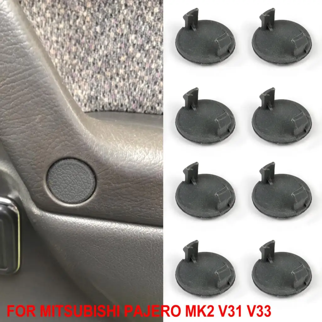 8Pcs Car Inner Door handle Armrest Screw Caps Cover Clips For Mitsubishi Pajero Montero SHOGUN MK2 V31 V33 1990 - 2000 MB777725