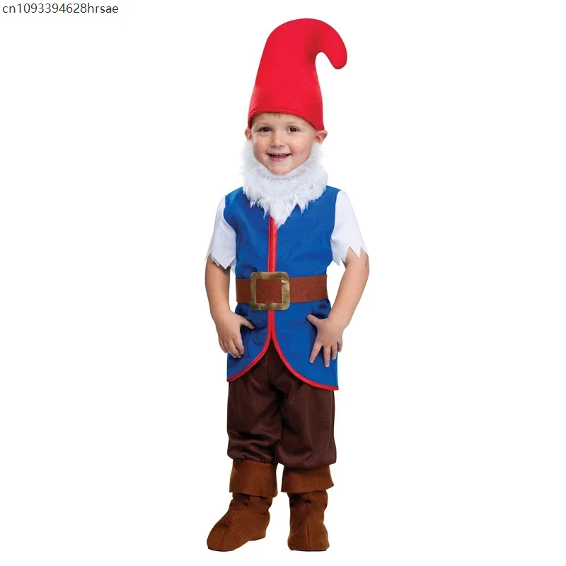

2025 New Arrival Child Boys Dwarf Halloween Dress Up Toddler Gnome Costume