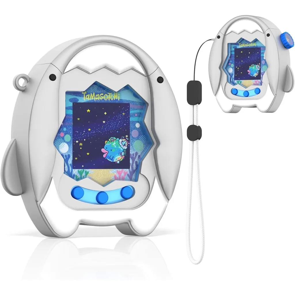 

Силиконовый чехол для виртуальной игровой машины для домашних животных Tamagotchi Paradise, защитный чехол для игрового автомата для виртуальных домашних животных со шнурком