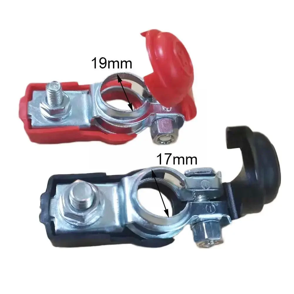 Car Quick Release Battery Terminal Connector Clip Bornes Cable Auto Battery Terminals Clamps Copper Cap for Car Truck Caravan