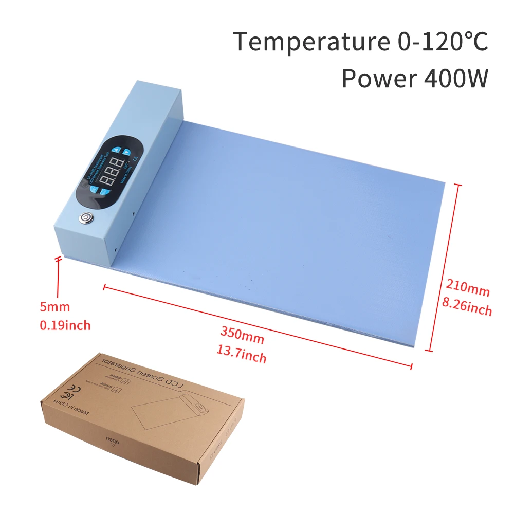 Lcd Blue Screen Splitter Verwarming Stage Separator Pad Voor Iphone Ipad 14Inch Lcd-Scherm Separator Tool Cpb Verwarming Pad LF-918E