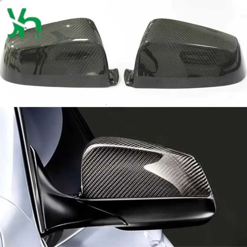 BMW E60 F10 F07 F06 F12 F13 F01 F02 외부 액세서리용 최종 카본 파이버 사이드 미러 커버