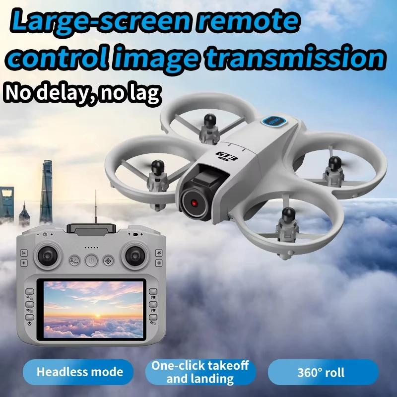 NEW GT3 MAX Mini Foldable Drone 8K HD Dual Camera Brushless Motor GPS Obstacle Avoidance LED RC Quadcopter Toy Gift